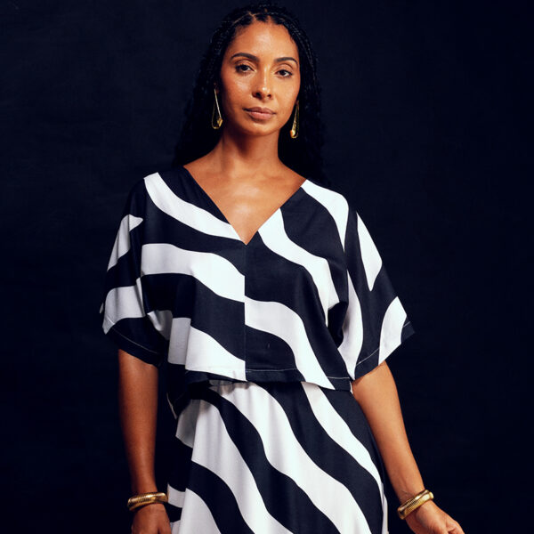 Blusa Cropped Zebra
